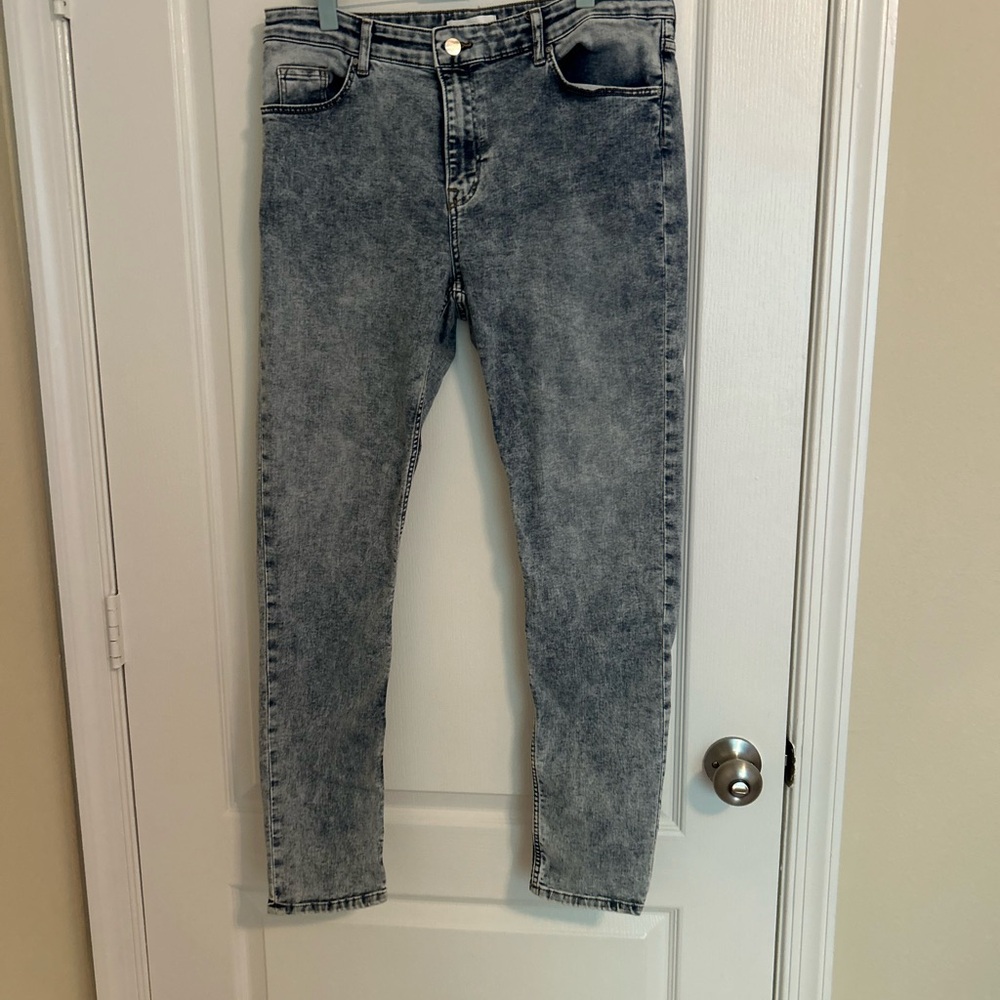 H&M Washed  Straight Leg Jeans